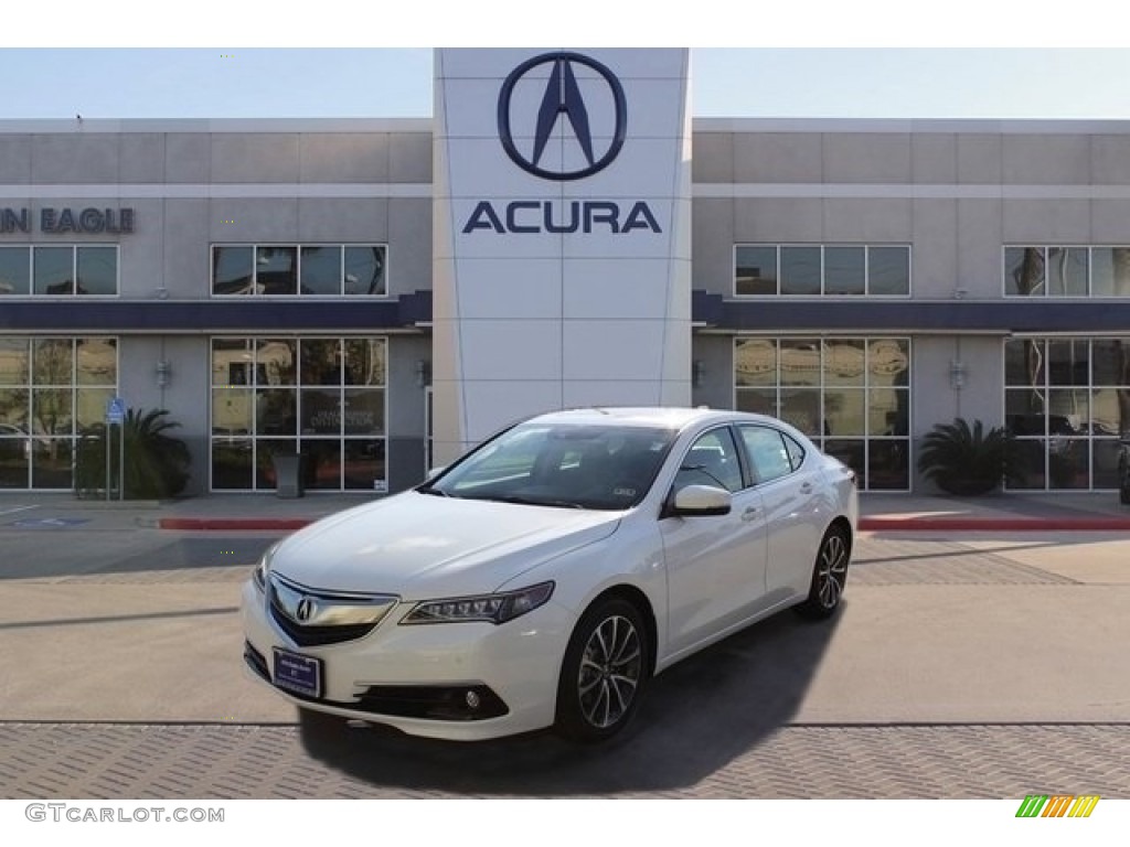 2016 TLX 3.5 Advance SH-AWD - Bellanova White Pearl / Ebony photo #3