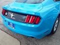2017 Grabber Blue Ford Mustang V6 Coupe  photo #9
