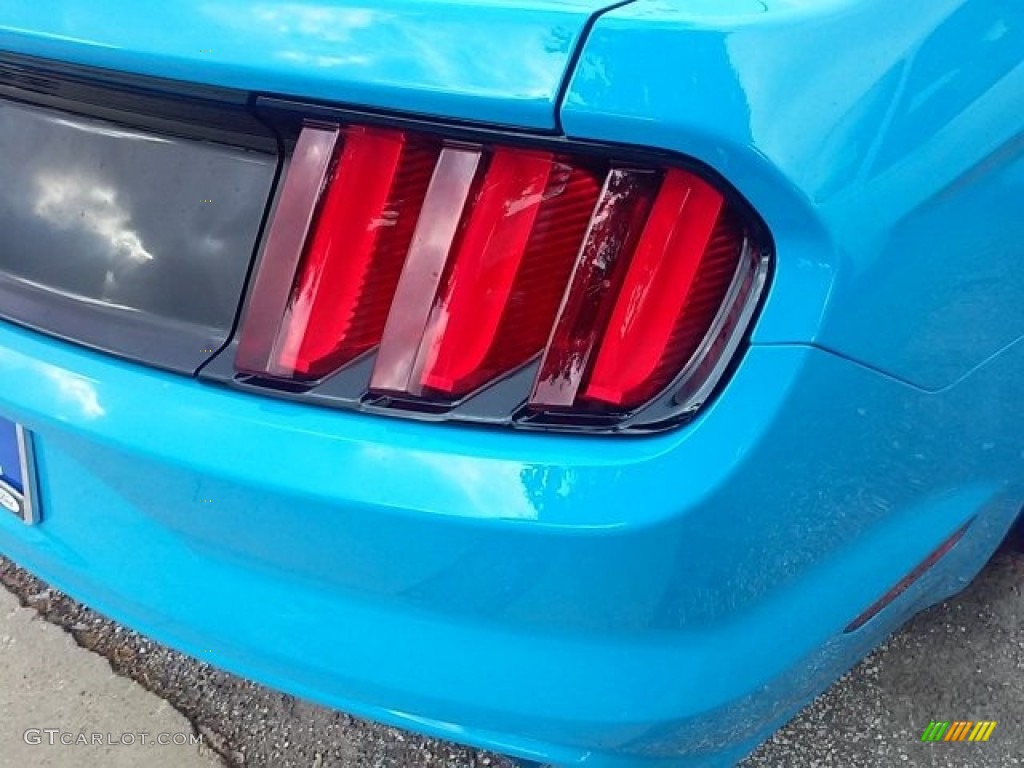 2017 Mustang V6 Coupe - Grabber Blue / Ebony photo #16