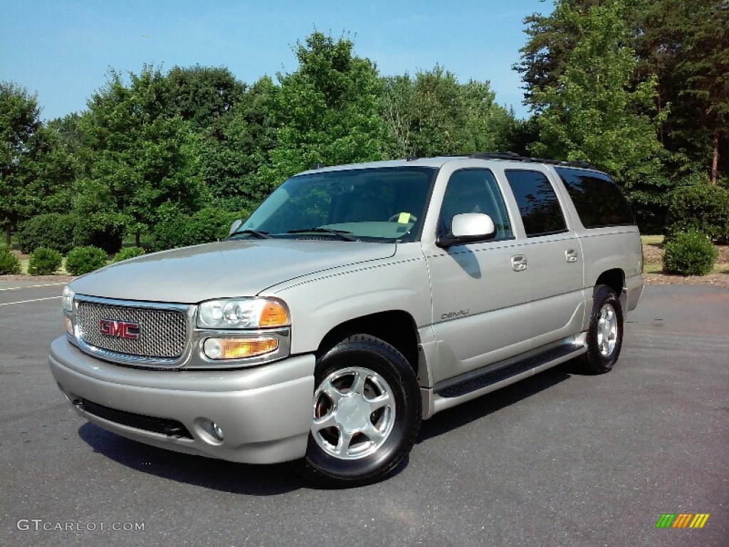 2005 Yukon XL Denali AWD - Silver Birch Metallic / Sandstone photo #2