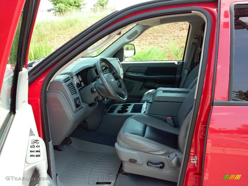 2007 Ram 1500 Sport Quad Cab 4x4 - Flame Red / Medium Slate Gray photo #8