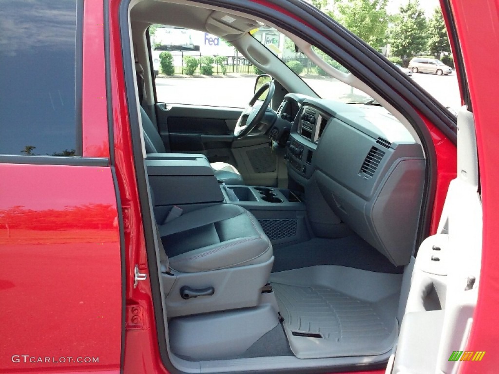 2007 Ram 1500 Sport Quad Cab 4x4 - Flame Red / Medium Slate Gray photo #12