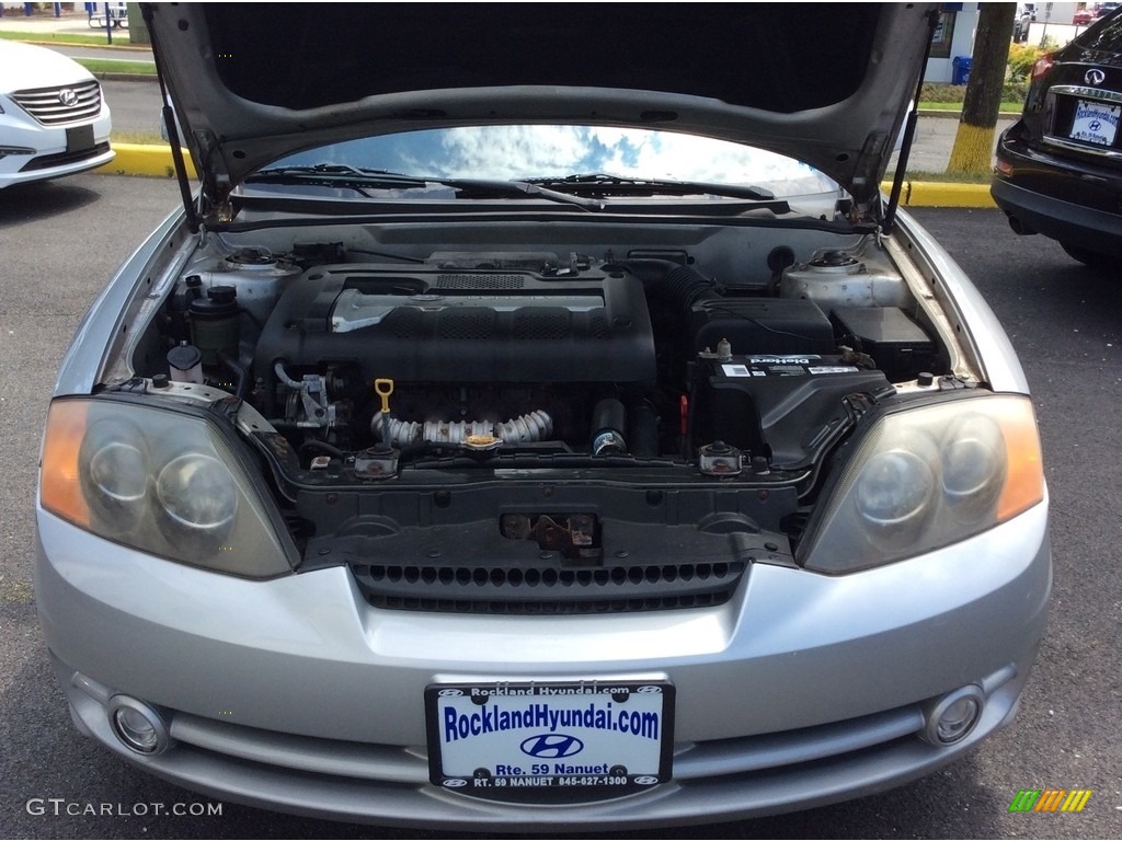2003 Tiburon  - Super Silver / Black photo #25