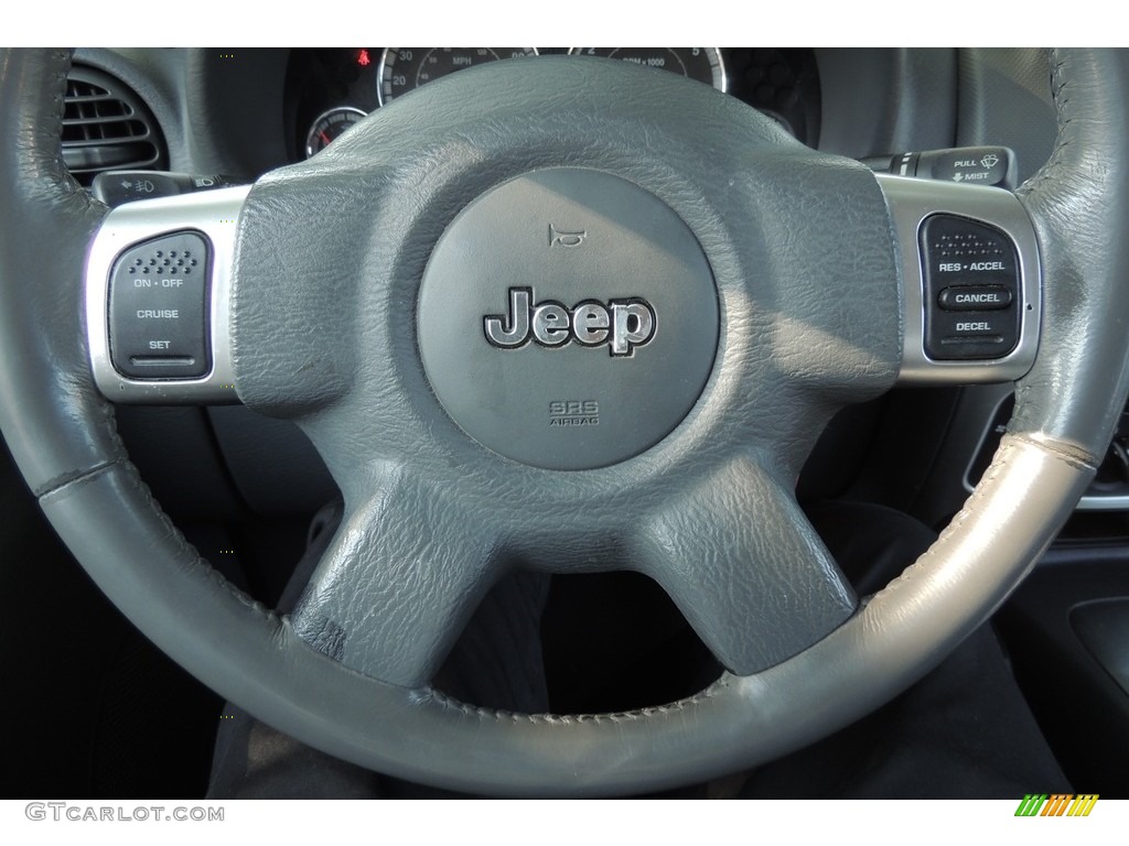2006 Liberty Limited 4x4 - Atlantic Blue Pearl / Medium Slate Gray photo #7