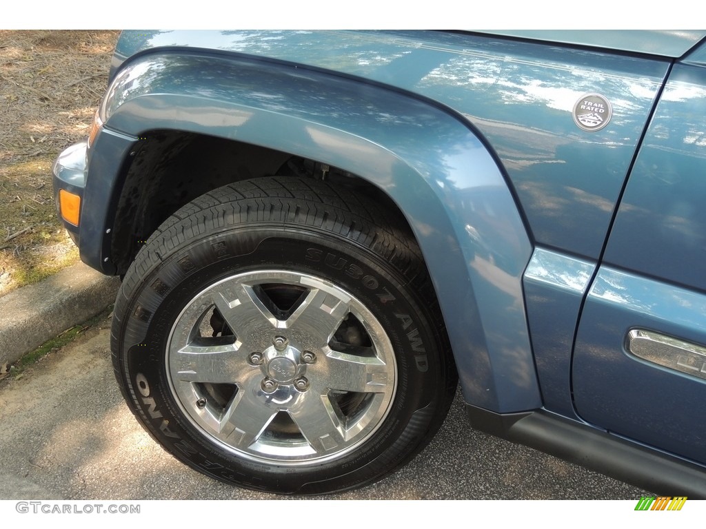 2006 Liberty Limited 4x4 - Atlantic Blue Pearl / Medium Slate Gray photo #14