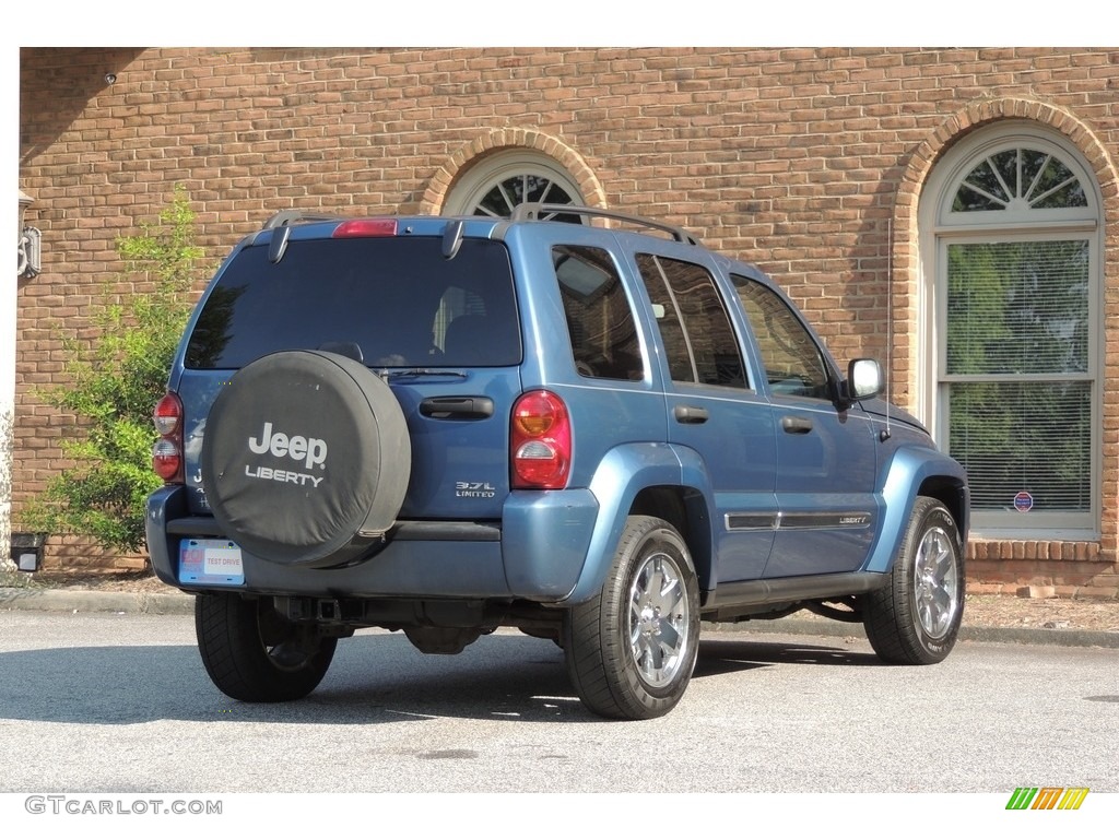 2006 Liberty Limited 4x4 - Atlantic Blue Pearl / Medium Slate Gray photo #19