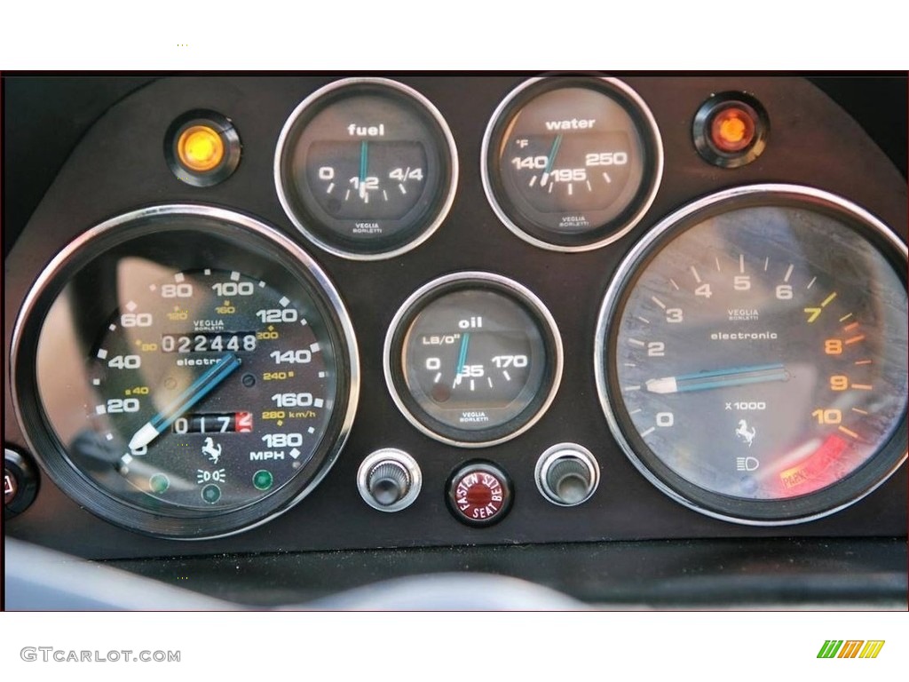 1980 Ferrari 308 GTSi Targa Gauges Photos