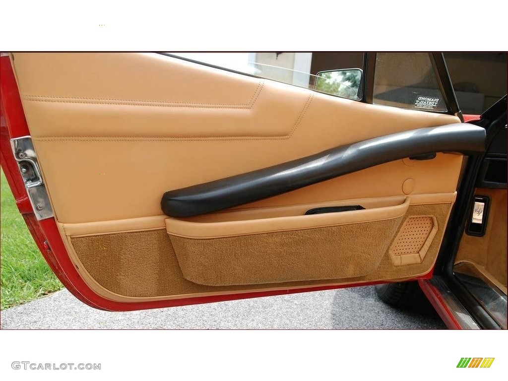 1980 Ferrari 308 GTSi Targa Tan Door Panel Photo #114015202