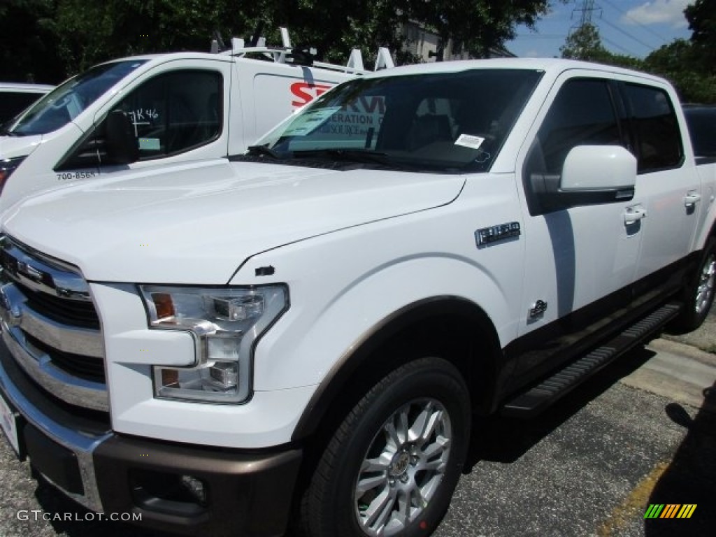 2016 F150 King Ranch SuperCrew - Oxford White / King Ranch Java photo #3