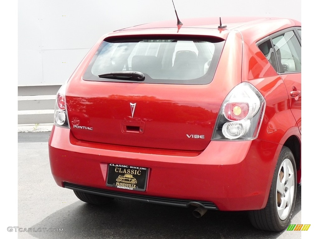 2009 Vibe  - Red Hot Metallic / Ebony photo #3