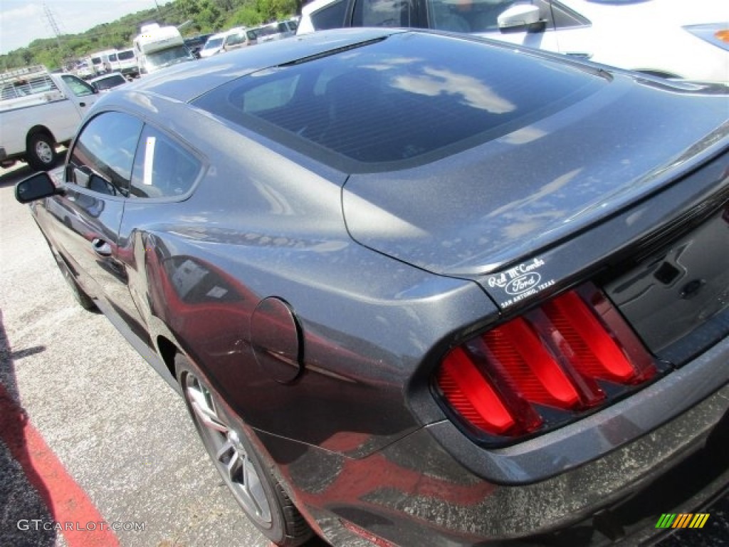 2016 Mustang EcoBoost Coupe - Magnetic Metallic / Ebony photo #7