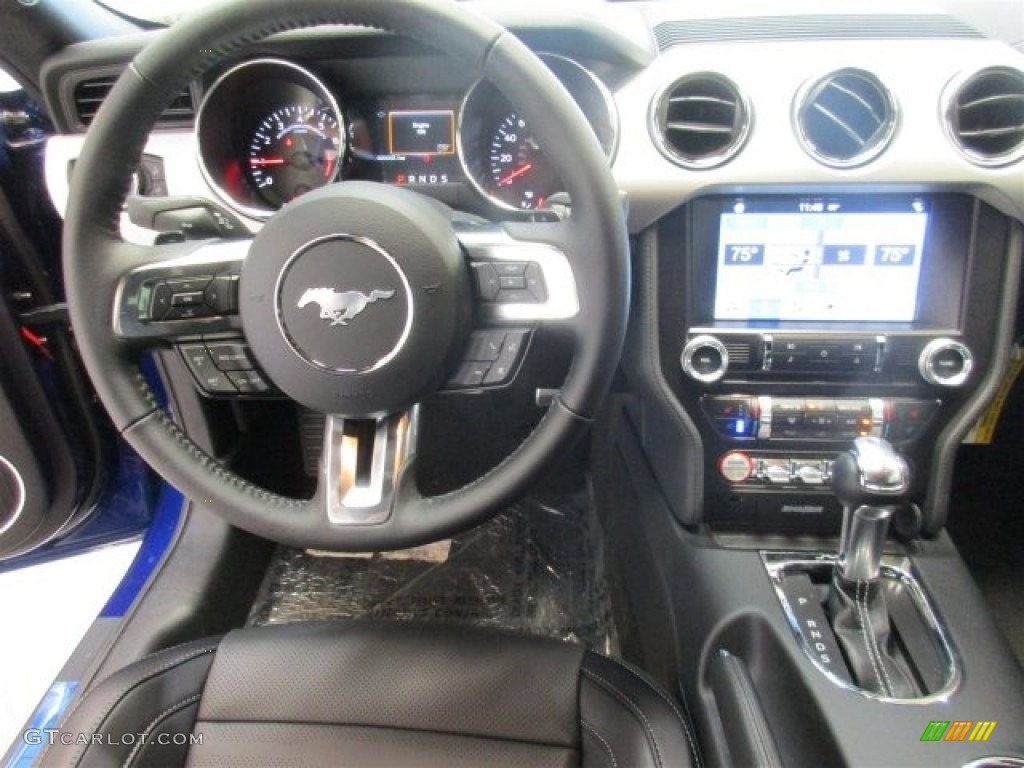 2016 Mustang GT Premium Coupe - Deep Impact Blue Metallic / Ebony photo #12