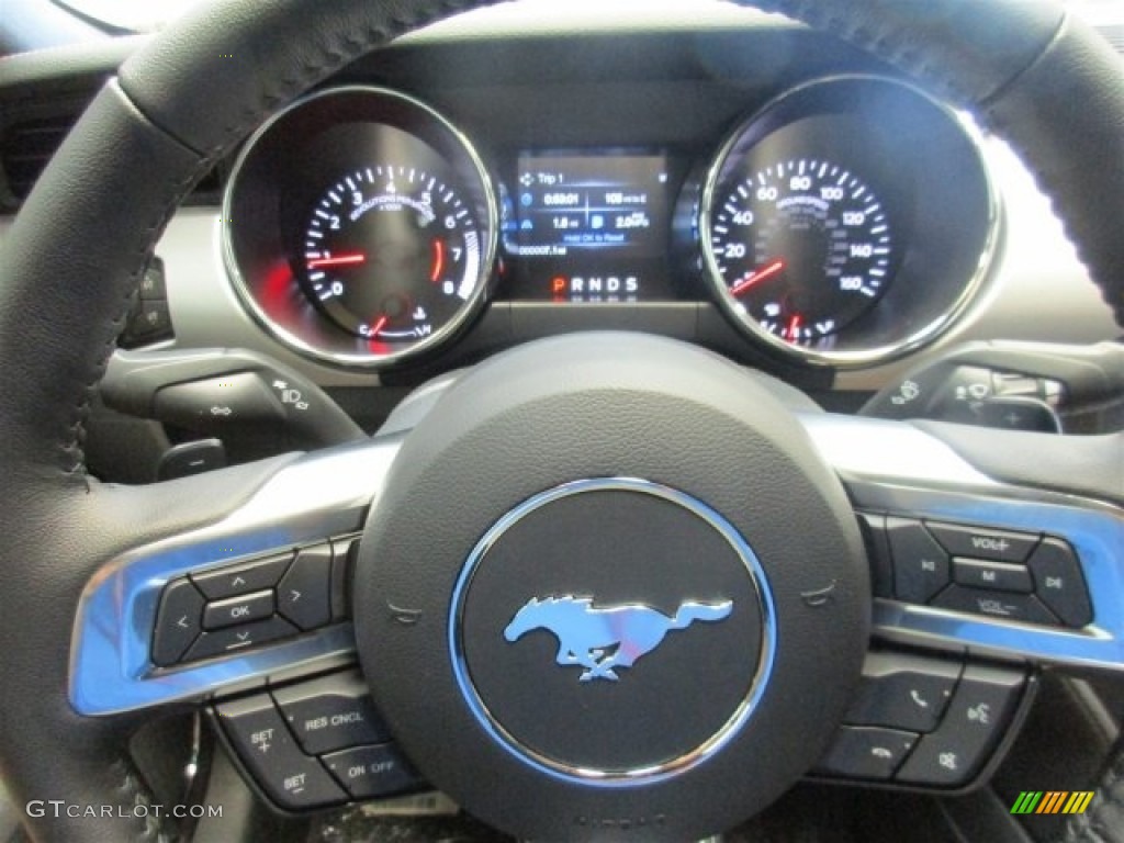2016 Mustang GT Premium Coupe - Deep Impact Blue Metallic / Ebony photo #22