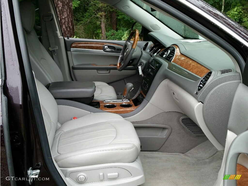 2009 Enclave CXL AWD - Dark Crimson Metallic / Dark Titanium/Titanium photo #9