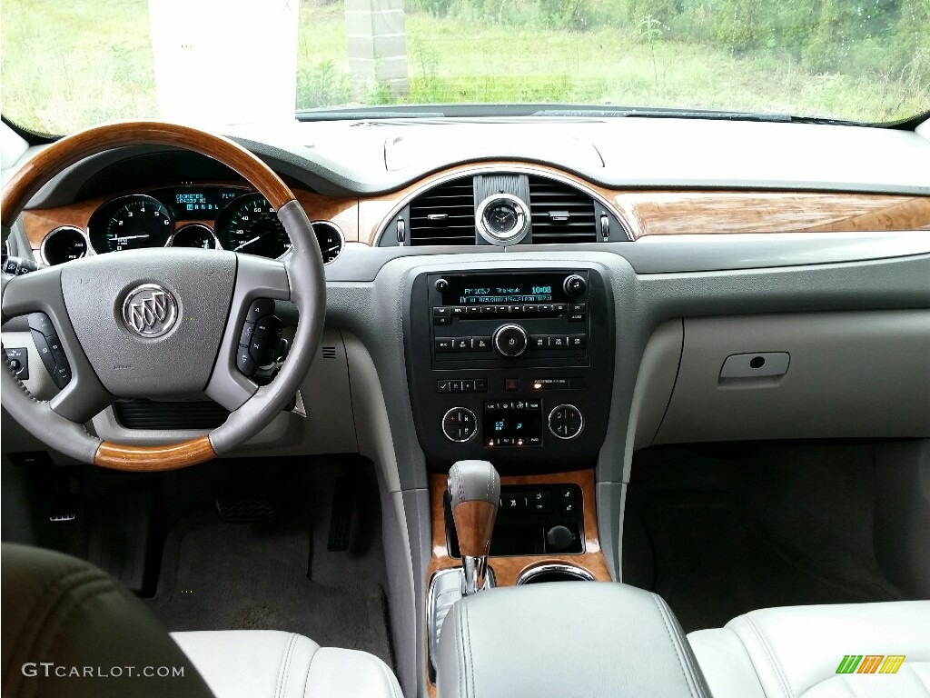 2009 Enclave CXL AWD - Dark Crimson Metallic / Dark Titanium/Titanium photo #23