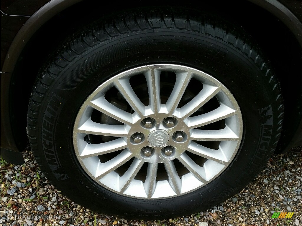 2009 Enclave CXL AWD - Dark Crimson Metallic / Dark Titanium/Titanium photo #26
