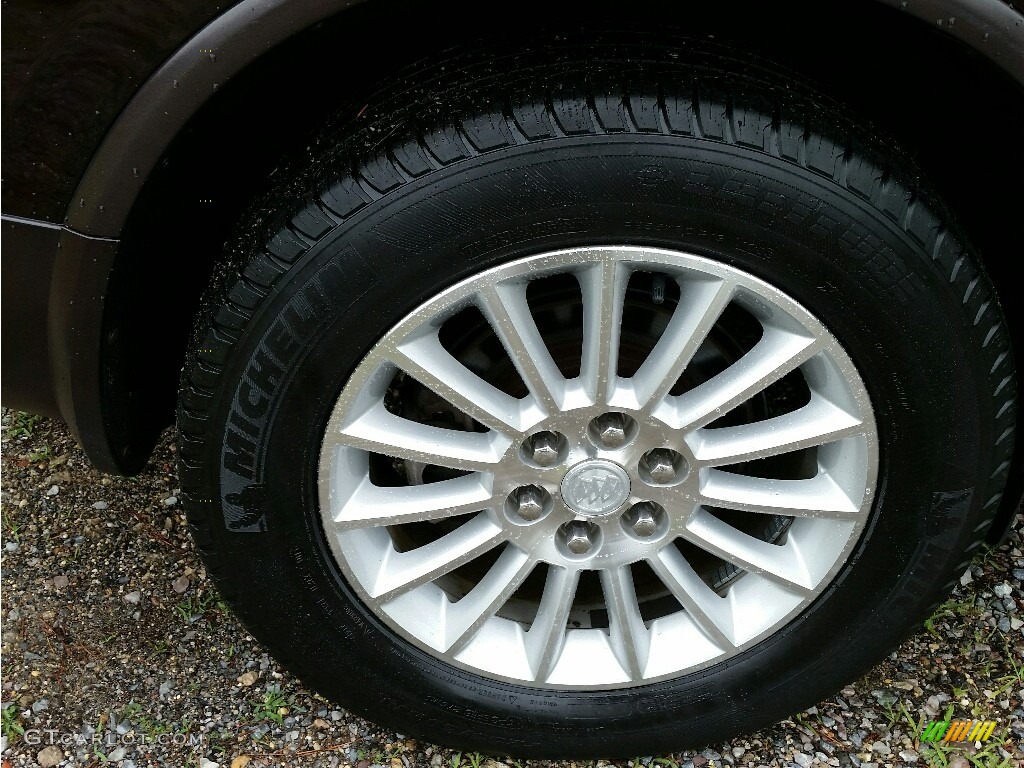 2009 Enclave CXL AWD - Dark Crimson Metallic / Dark Titanium/Titanium photo #28
