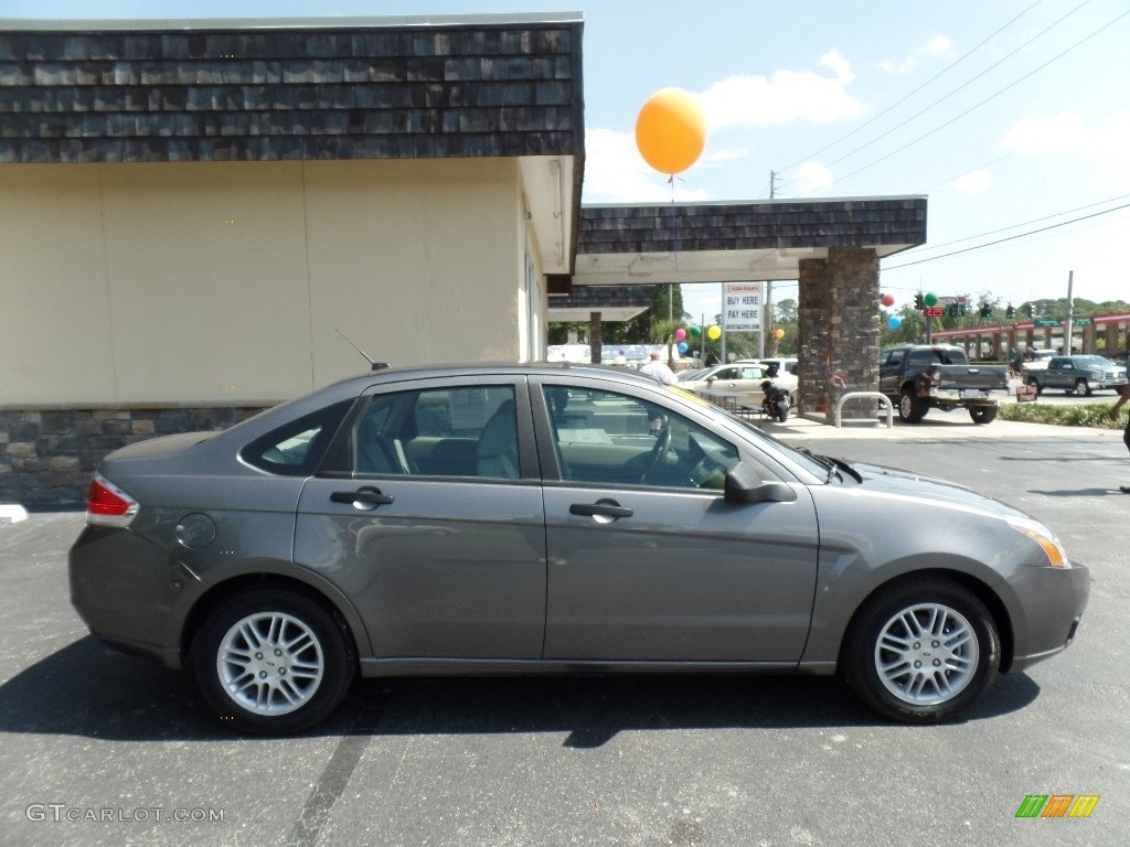 2011 Focus SE Sedan - Sterling Gray Metallic / Medium Stone photo #9