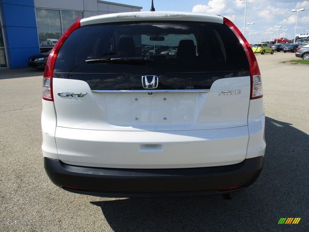 2013 CR-V EX AWD - White Diamond Pearl / Beige photo #3