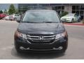 2015 Crystal Black Pearl Honda Odyssey Touring Elite  photo #2