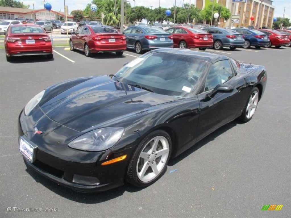 2007 Corvette Coupe - Black / Ebony photo #1