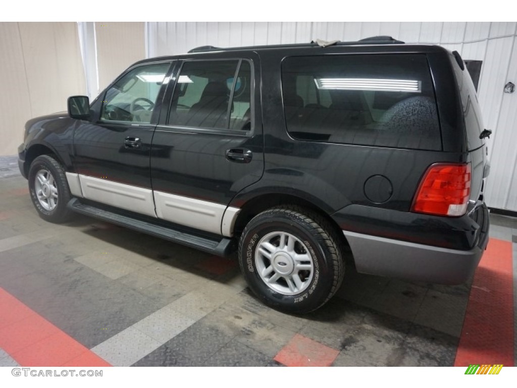 2003 Expedition XLT 4x4 - Black Clearcoat / Flint Grey photo #11