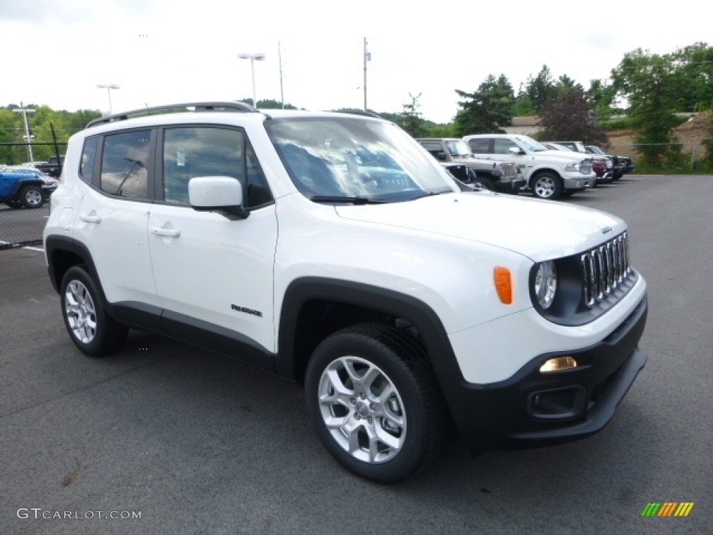 2016 Renegade Latitude 4x4 - Alpine White / Bark Brown/Ski Grey photo #10