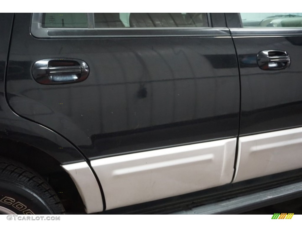 2003 Expedition XLT 4x4 - Black Clearcoat / Flint Grey photo #60