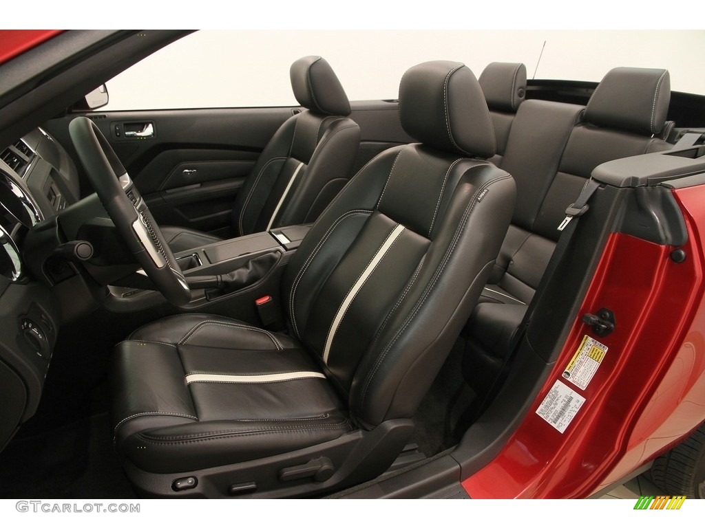 2012 Mustang GT Convertible - Red Candy Metallic / Charcoal Black/Cashmere photo #6
