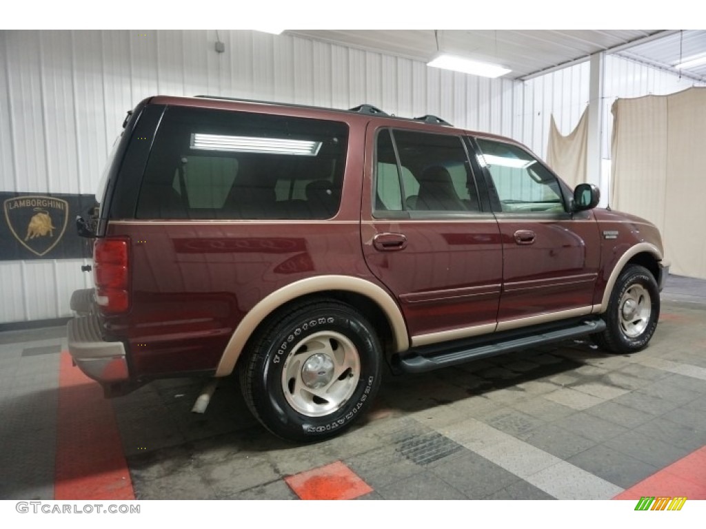 1998 Expedition Eddie Bauer 4x4 - Dark Toreador Red Metallic / Medium Prairie Tan photo #7