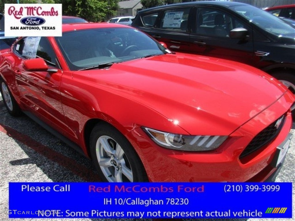 2017 Mustang V6 Coupe - Race Red / Ebony photo #1