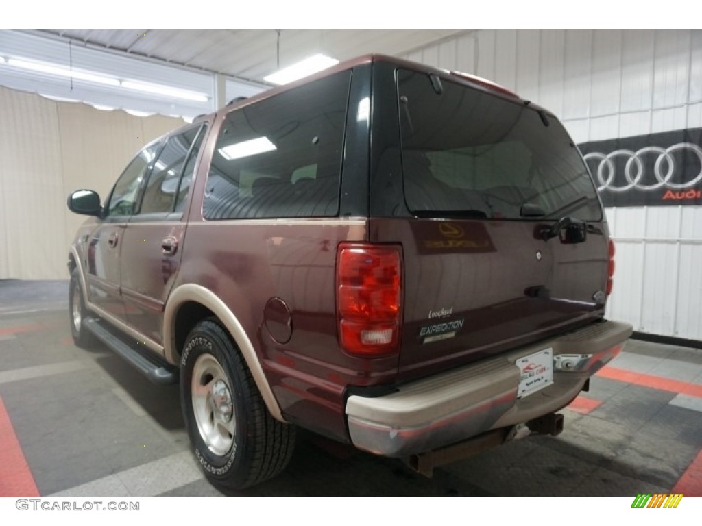 1998 Expedition Eddie Bauer 4x4 - Dark Toreador Red Metallic / Medium Prairie Tan photo #10