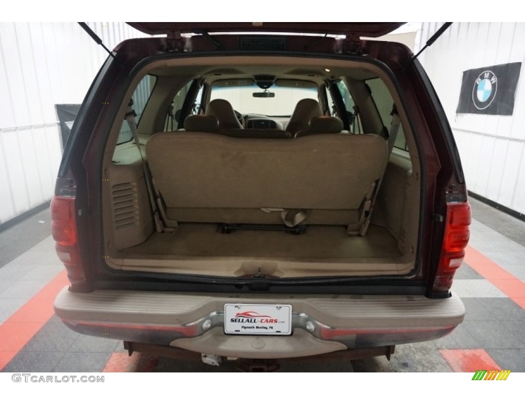 1998 Expedition Eddie Bauer 4x4 - Dark Toreador Red Metallic / Medium Prairie Tan photo #21