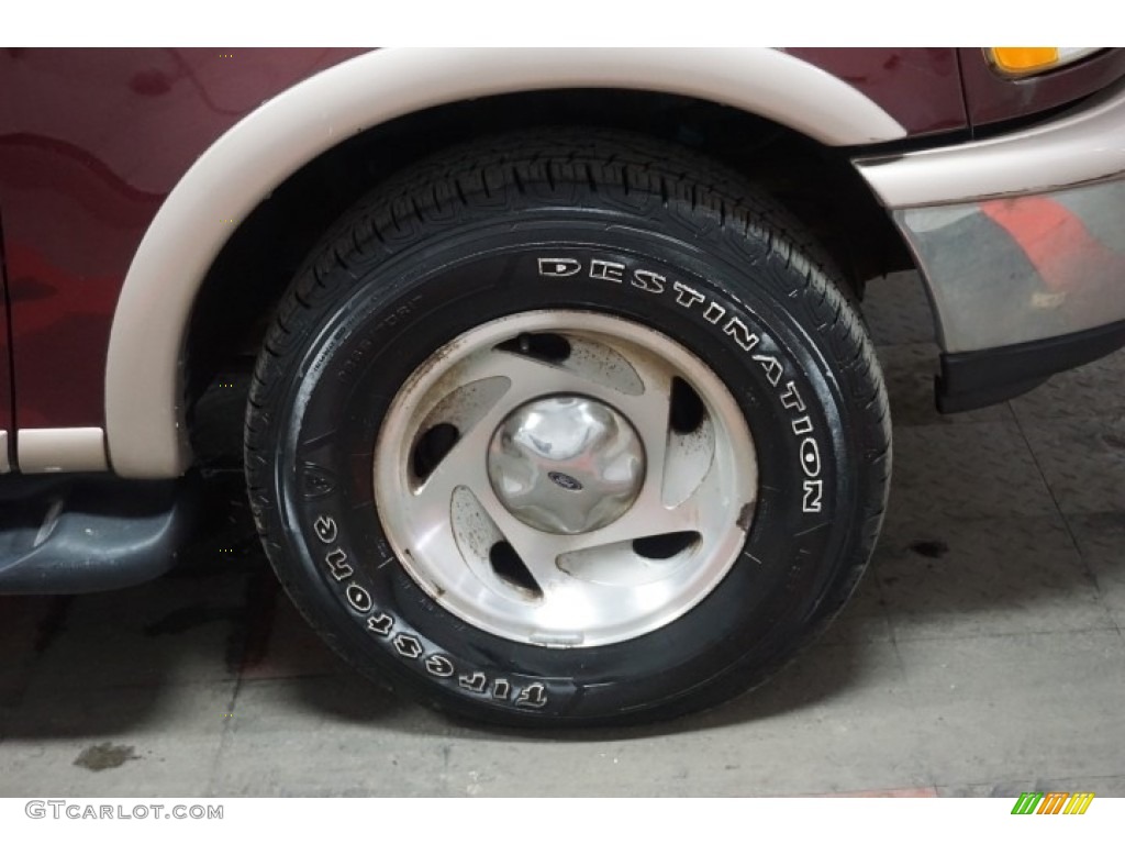 1998 Expedition Eddie Bauer 4x4 - Dark Toreador Red Metallic / Medium Prairie Tan photo #62