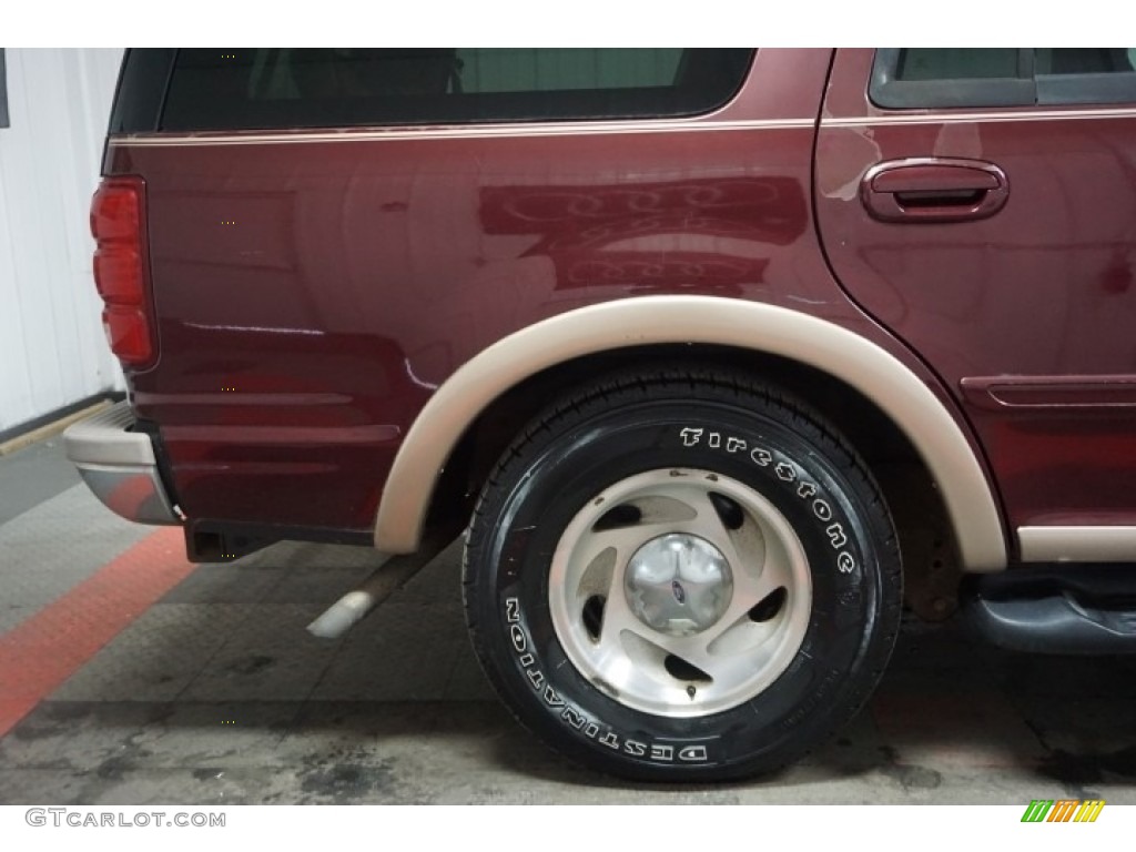 1998 Expedition Eddie Bauer 4x4 - Dark Toreador Red Metallic / Medium Prairie Tan photo #74