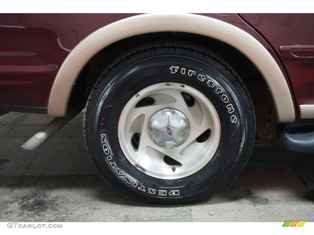 1998 Expedition Eddie Bauer 4x4 - Dark Toreador Red Metallic / Medium Prairie Tan photo #75