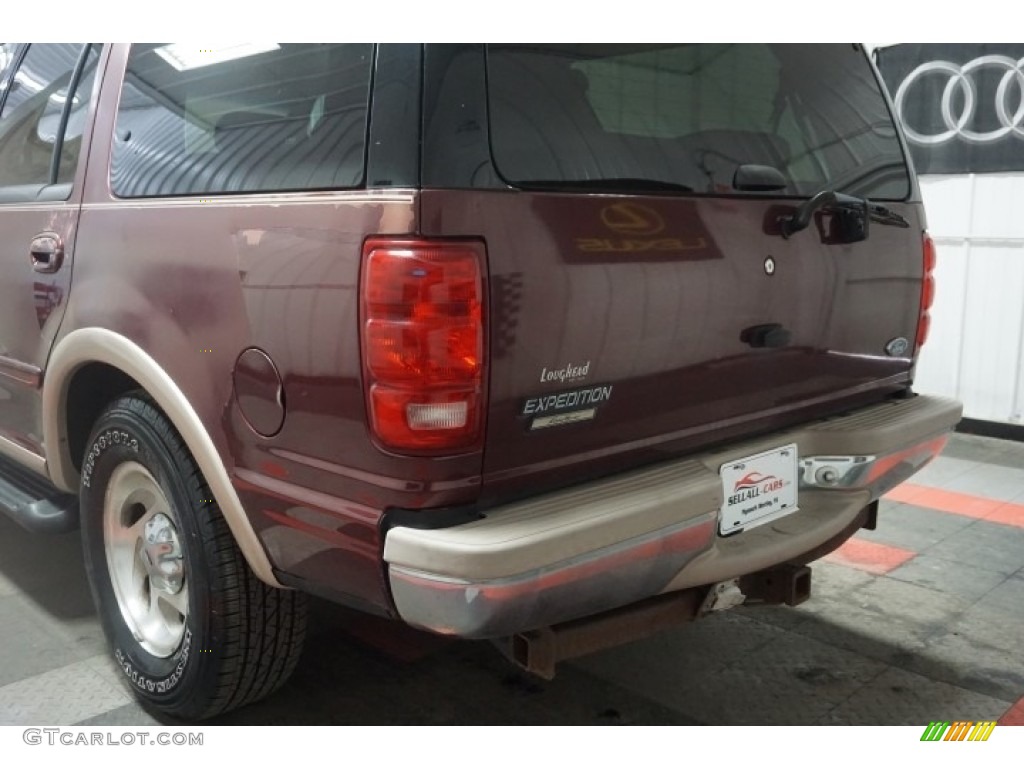 1998 Expedition Eddie Bauer 4x4 - Dark Toreador Red Metallic / Medium Prairie Tan photo #80