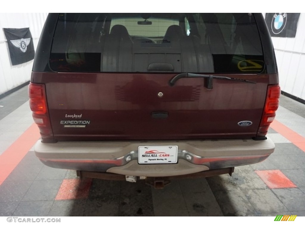 1998 Expedition Eddie Bauer 4x4 - Dark Toreador Red Metallic / Medium Prairie Tan photo #82