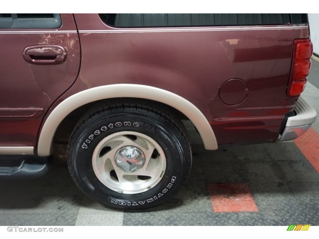 1998 Expedition Eddie Bauer 4x4 - Dark Toreador Red Metallic / Medium Prairie Tan photo #83