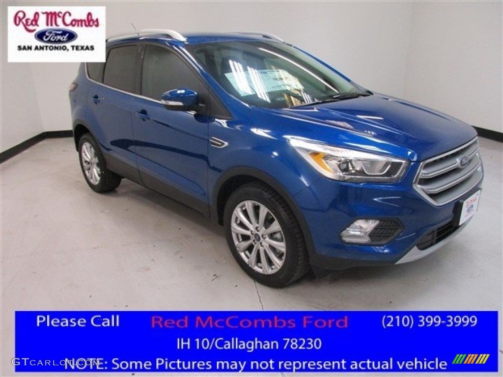 Lightning Blue Ford Escape