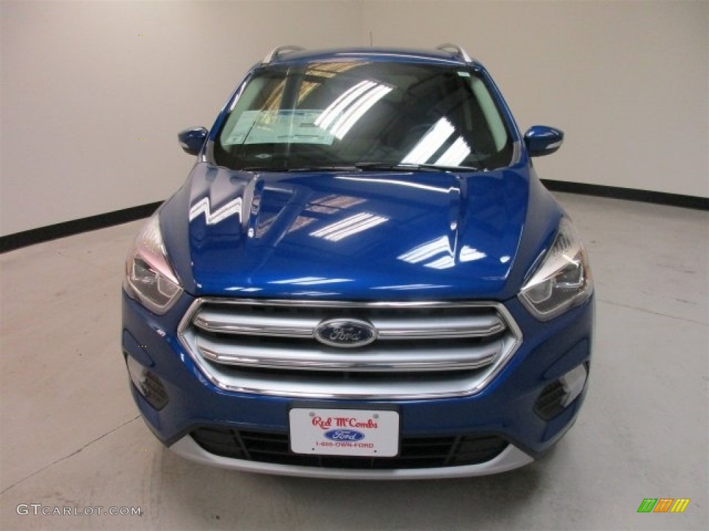 2017 Escape Titanium - Lightning Blue / Medium Light Stone photo #2