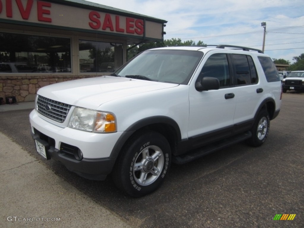 Oxford White Ford Explorer