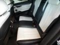 2016 BMW X6 Ivory White/Black Interior Rear Seat Photo
