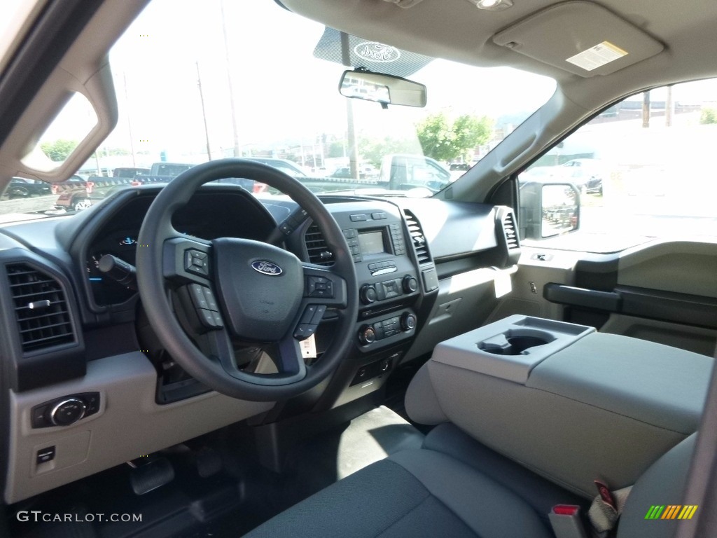 2016 F150 XL Regular Cab 4x4 - Oxford White / Medium Earth Gray photo #13