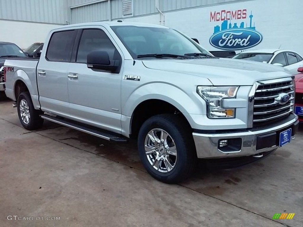 2016 F150 XLT SuperCrew 4x4 - Ingot Silver / Medium Earth Gray photo #1