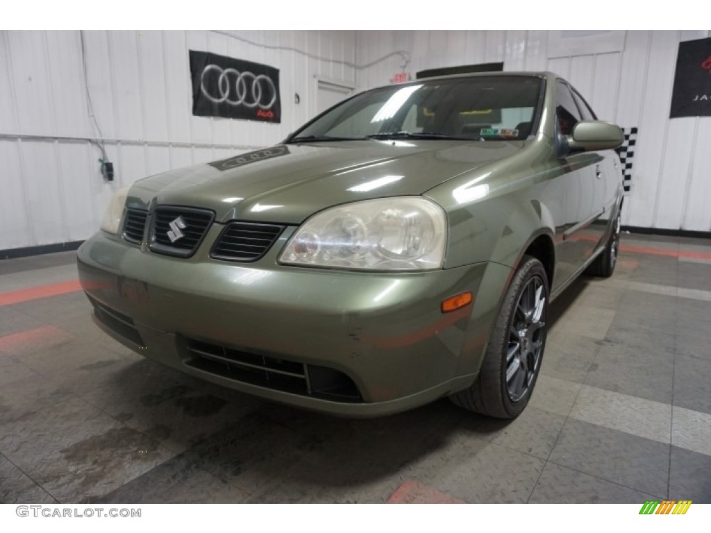 2004 Forenza S - Desert Green Metallic / Gray photo #3