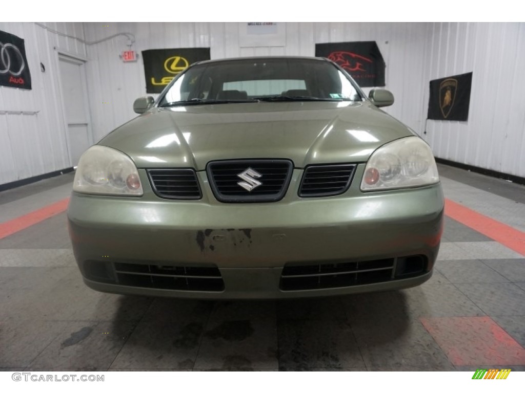 2004 Forenza S - Desert Green Metallic / Gray photo #4
