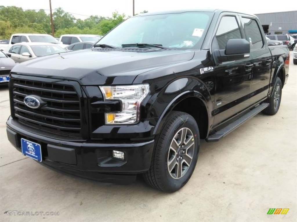 2016 F150 XLT SuperCrew - Shadow Black / Black photo #22