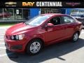Crystal Red Tintcoat 2016 Chevrolet Sonic LT Sedan