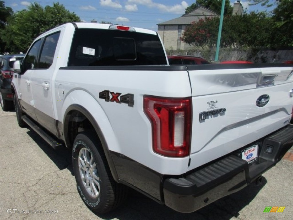 2016 F150 King Ranch SuperCrew 4x4 - Oxford White / King Ranch Java photo #11